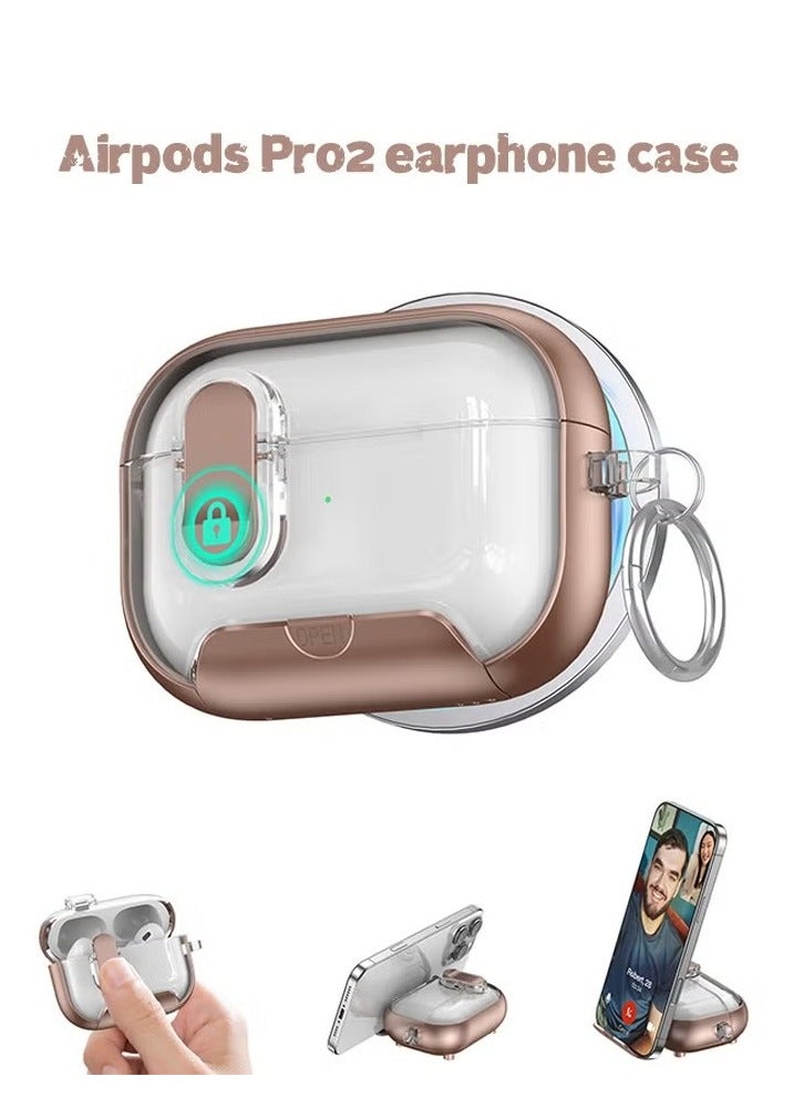for AirPods Pro Case with Phone Stand, Auto Open, Secure Lock Cover Compatible with Airpods Pro 2nd/1st Generation - Image 1
