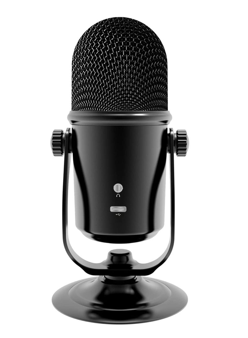 CKMOVA USB Condenser Microphone Type C and A with Value Control Wheel Broadcast Quality  - Image 3