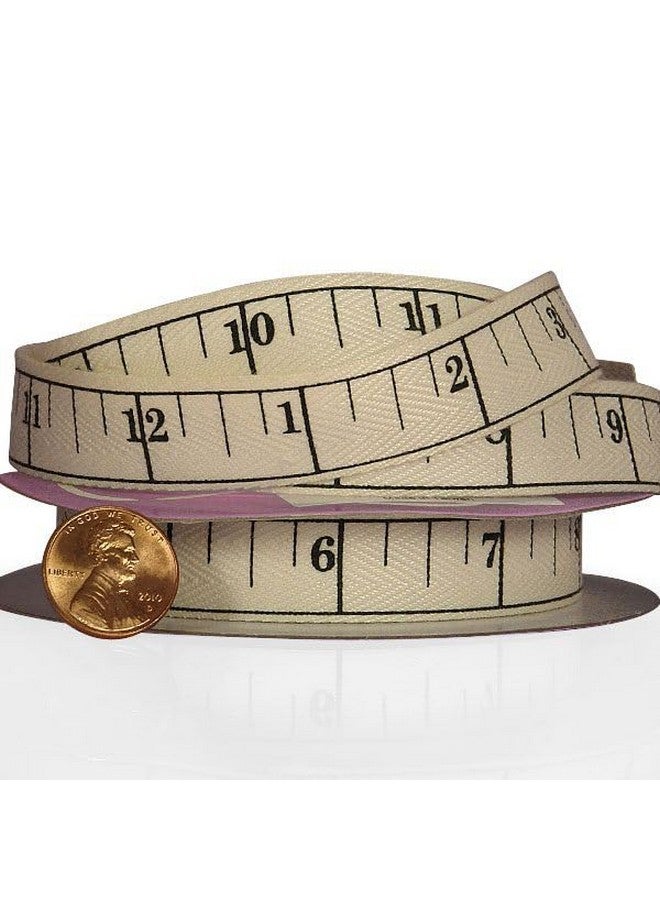 Paper Mart Tape Measure Printed Ribbon 5/8" X 10 Yards - Image 1
