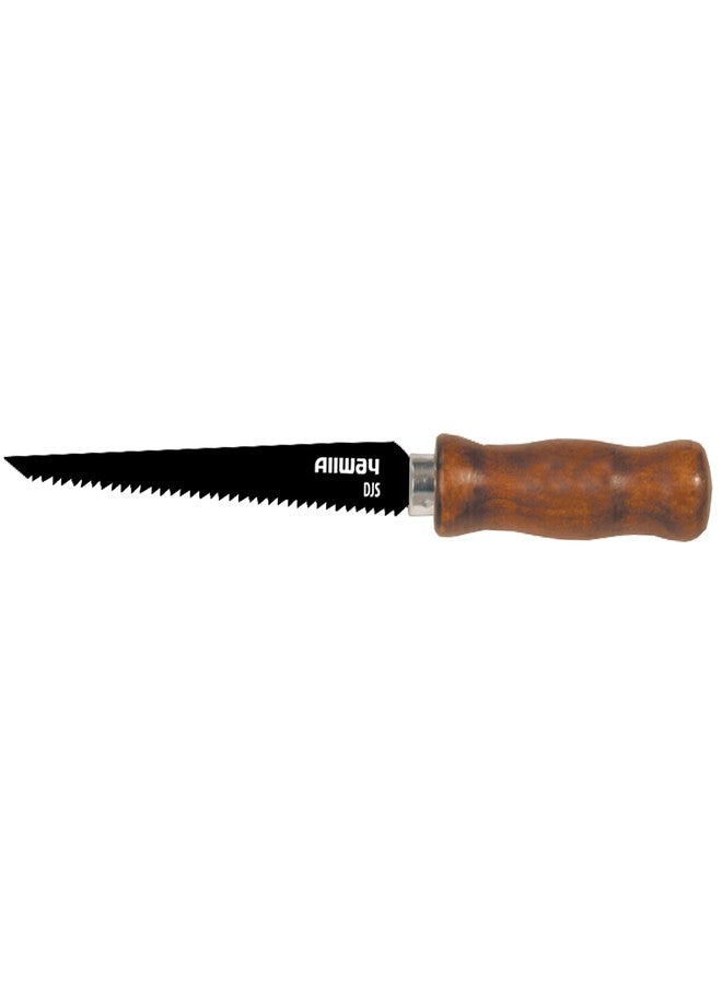 ALLWAY DJS Drywall Jab Saw with Wood Handle, 6-1/2" - Image 1
