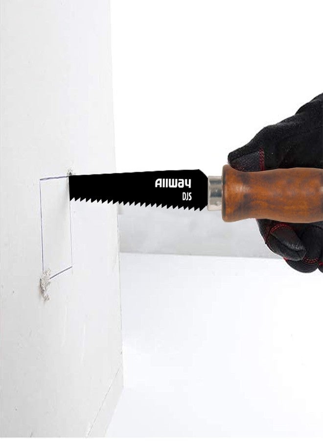 ALLWAY DJS Drywall Jab Saw with Wood Handle, 6-1/2" - Image 3