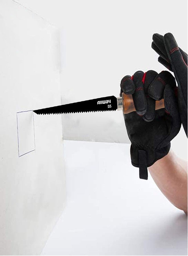 ALLWAY DJS Drywall Jab Saw with Wood Handle, 6-1/2" - Image 2