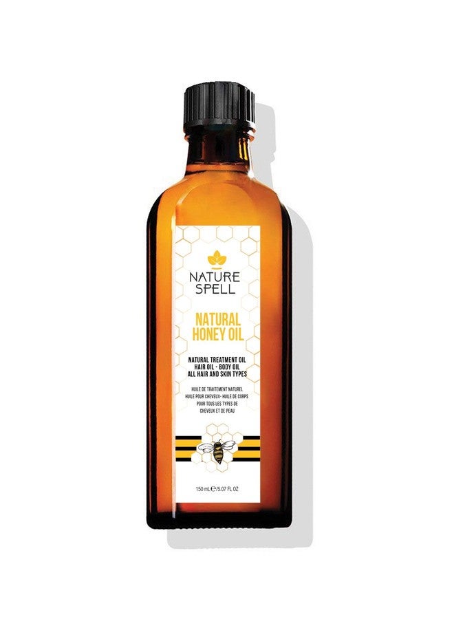 Nature Spell Honey Oil for Hair, Pre-Diluted Oil Helps Lock in Moisture & Enhance Shine, For All Hair Types, Vegan, 150ml - Image 2