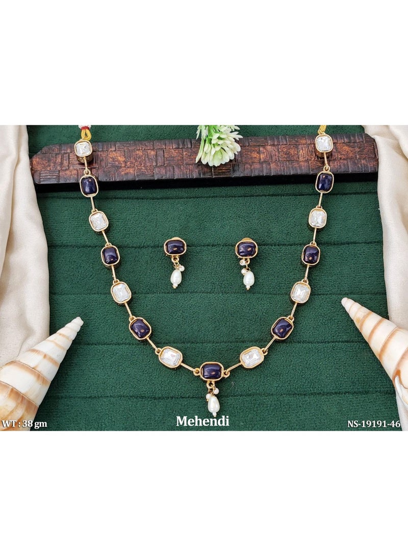 Mehendi-Tone Necklace Set