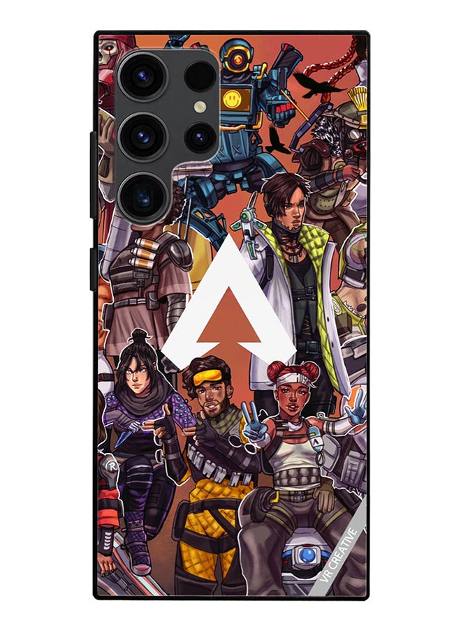 VR CREATIVE Protective Case Cover For Samsung Galaxy S24 Ultra Apex Legends Whole Team Design Multicolour - Image 1