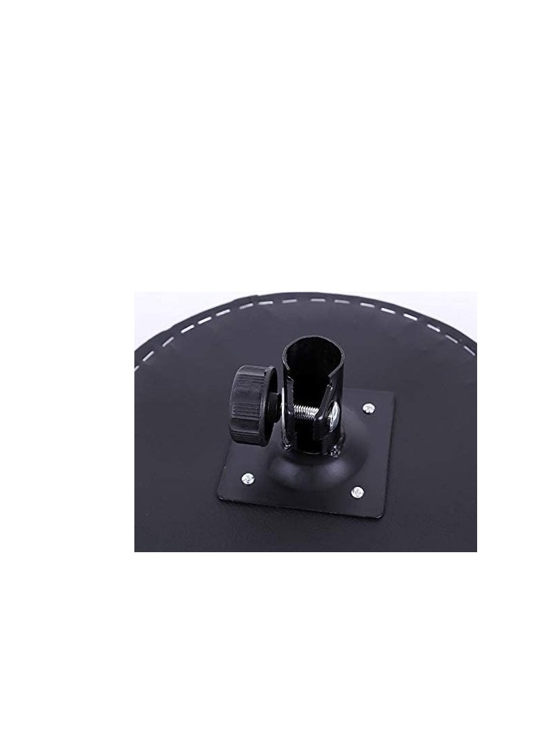 Megarya Drum Playing Folding Stool With Adjustable Seat Black  - Image 4