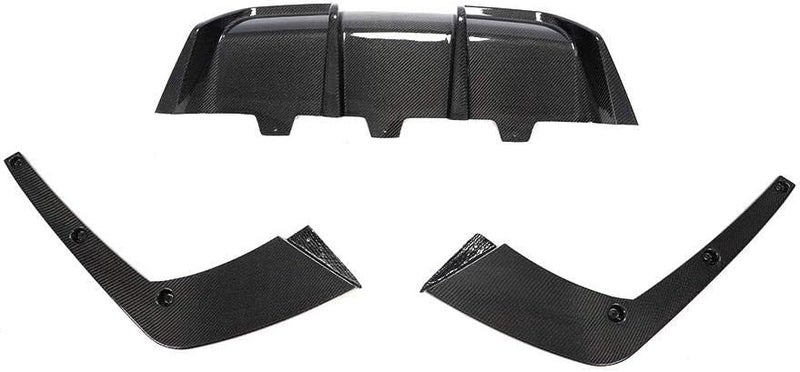 DEMULAX Carbon Fiber Rear Bumper Diffuser Lip for BMW M6 - Image 3