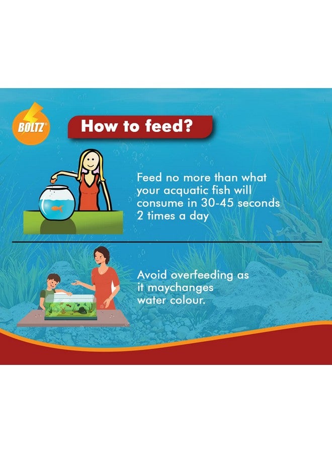 Boltze طعام أسماك مجفف بالتجميد من ديدان الدم 25 جرامًا لأسماك البيتا والتترا والأروانا والزهور وسمك الأوسكار لجميع مراحل الحياة (25 جرامًا) متعدد الألوان - Image 4