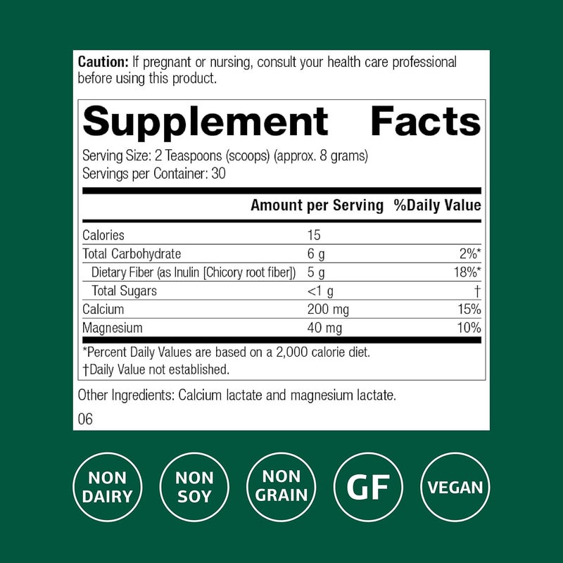 Standard Process Prebiotic Inulin Dietary Supplement - 9 Ounces (255g) - Image 2