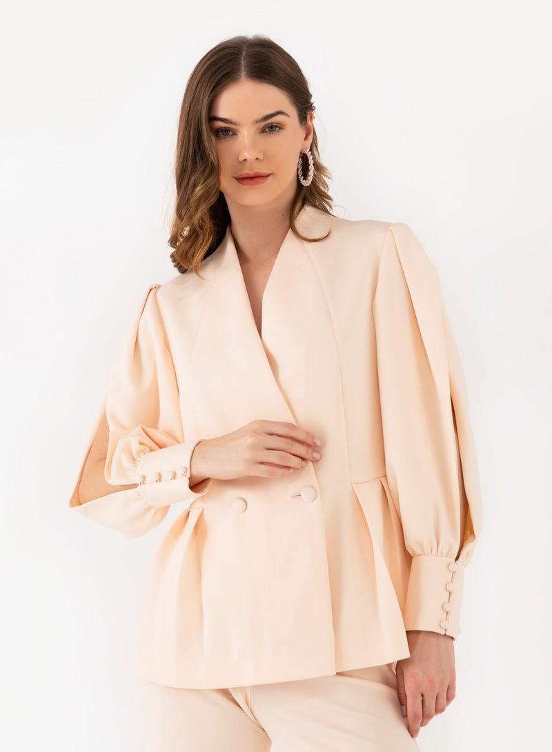 IZEL Alaya Sleevecut Two Piece Suit Set With pants  - Image 5