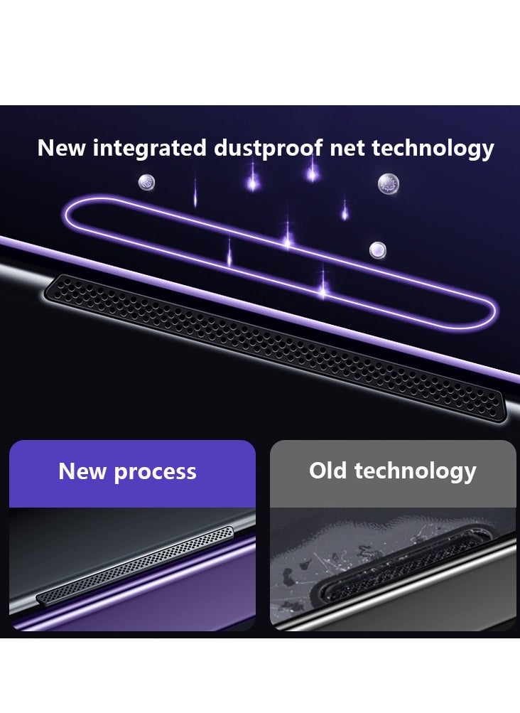 Tempered Glass Screen Protector With Auto Alignment Easy Installation For Apple iPhone 15 ProMax Clear