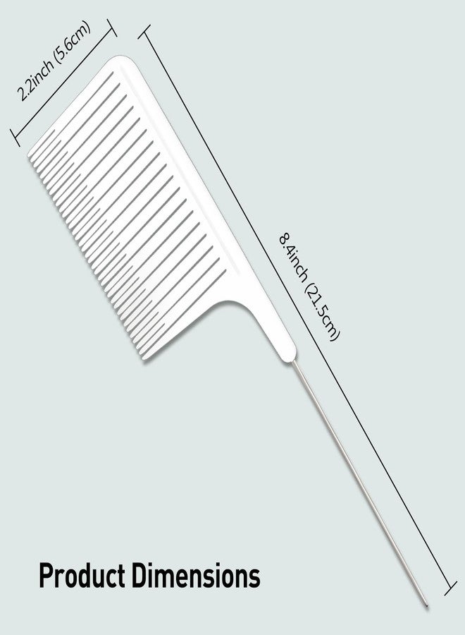 Kootinn Professional Hair Stylist Comb, Ergonomic Design, Hair Highlight with Stainless Steel Rat Tail, Premium Material - Versatile & Safe for Salon and Home Use - Image 3