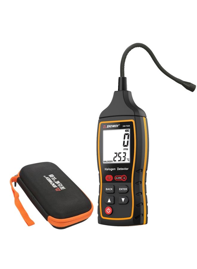 SNDWAY SW743A Halogen Gas Detector Automotive Electronic Air Conditioning Refrigerant Freon Maintenance Leak Detector(Black) - Image 1