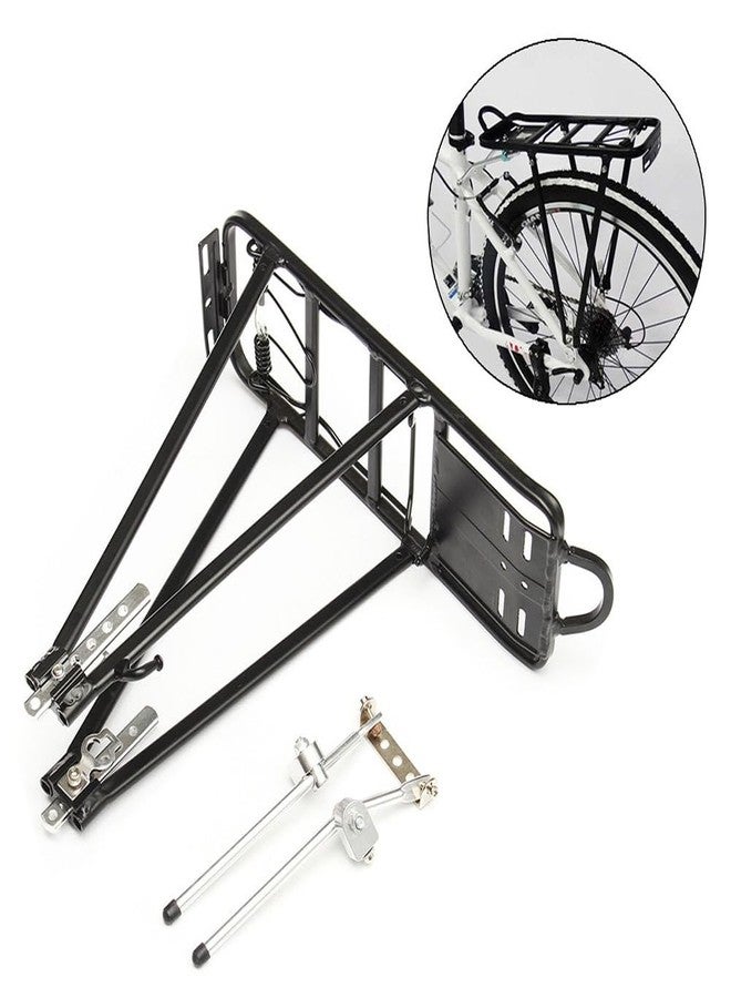 Takelablaze Universal Bike Cargo Rack Adjustable Bicycle Rear Luggage Touring Carrier Rack with Clamp for 26"-29" Frames - Image 2
