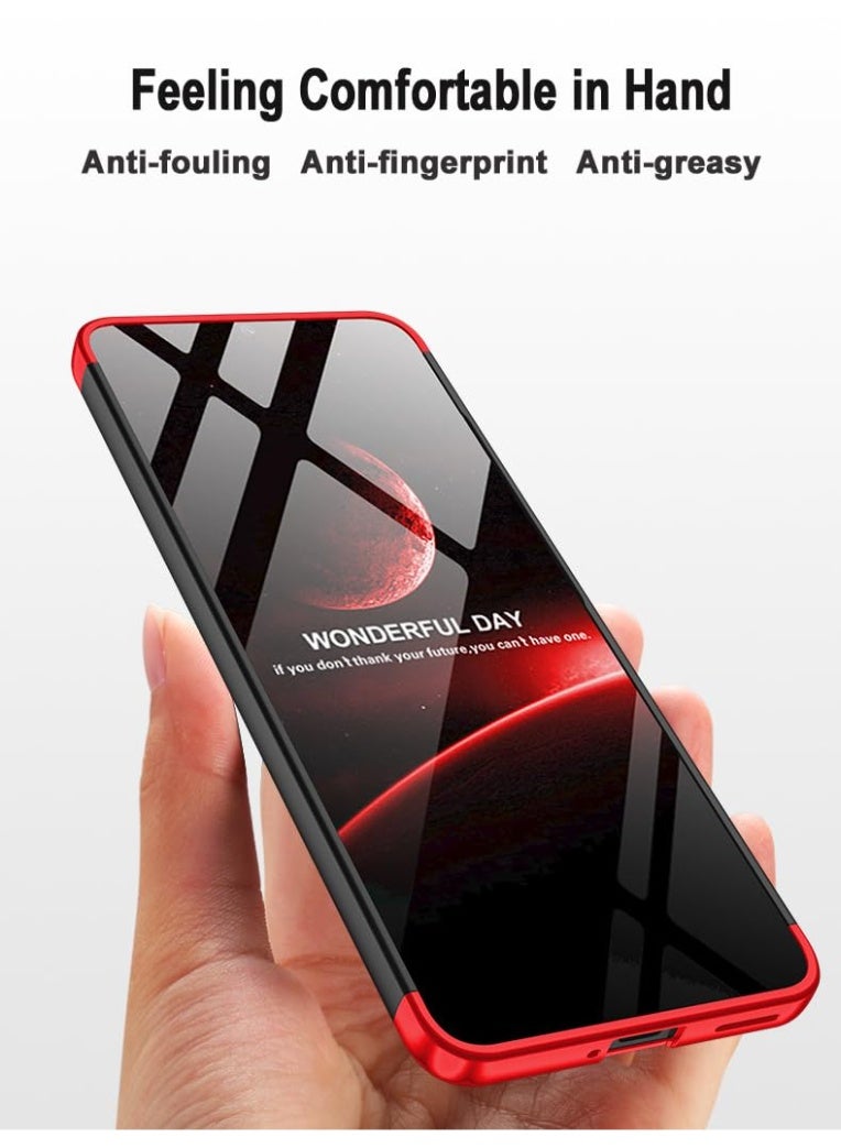 Case Compatible with OnePlus Nord CE5 5G, Matte Frosted 3 in 1 All-Inclusive Construction Embedded Buckle Case Anti-Fingerprint Shockproof Protective Cover - Image 4