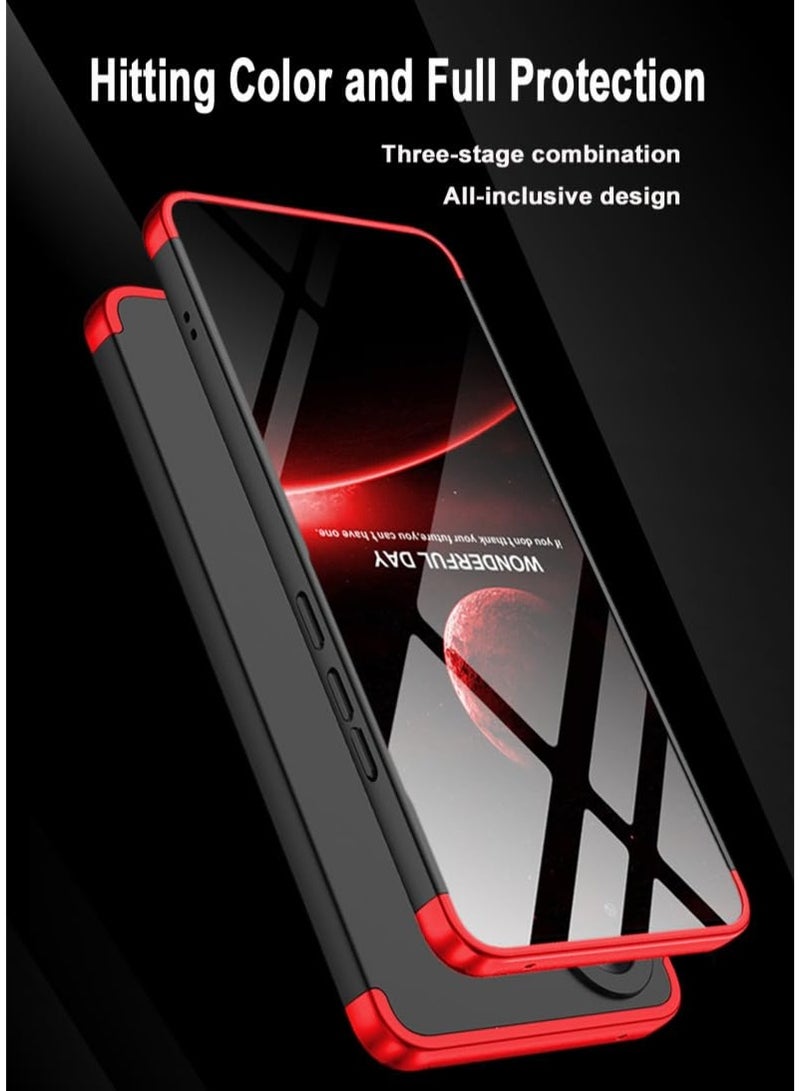 Case Compatible with OnePlus Nord CE5 5G, Matte Frosted 3 in 1 All-Inclusive Construction Embedded Buckle Case Anti-Fingerprint Shockproof Protective Cover - Image 2