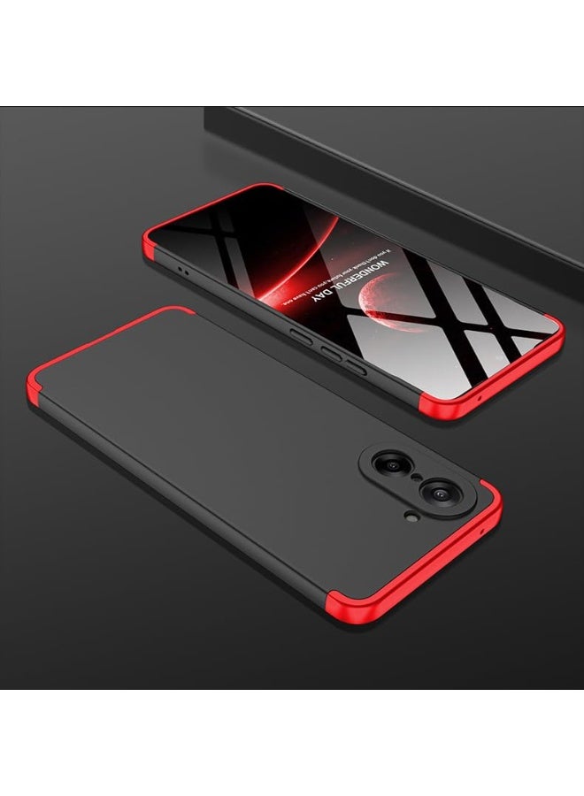 Case Compatible with OnePlus Nord CE5 5G, Matte Frosted 3 in 1 All-Inclusive Construction Embedded Buckle Case Anti-Fingerprint Shockproof Protective Cover - Image 1