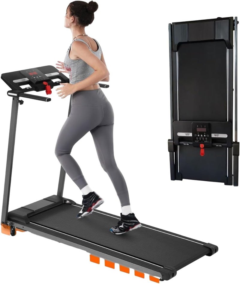 Treadmill City Star DC Motor - 5 Years Warranty - 10 Km/H - 2 HP - 110 Kg - Motor Massage - 40 * 130 Cm - 10 Programs 5Sre Band And Hand Grip