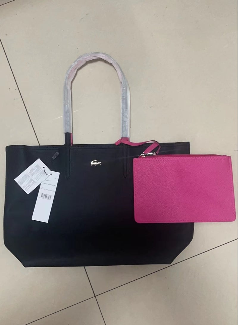 LACOSTE Anna Reversible Bicolour Tote Bag  - Image 4