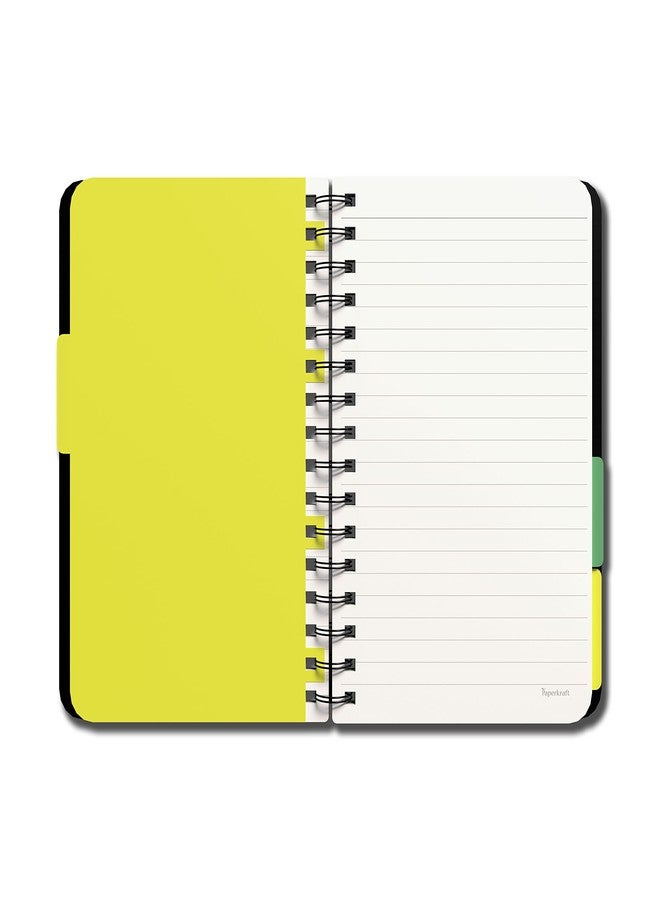 دفتر ملاحظات Paperkraft Green Impression ذو 5 أقسام، مُجلّد بسلك حلزوني - سطر واحد، 300 صفحة، 176 مم × 250 مم - Image 3