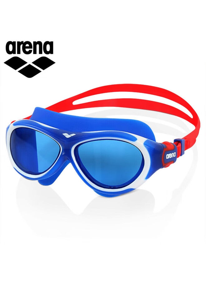 أرينا Airena نظارات السباحة للأطفال، مقاومة للماء، مضادة للضباب، عالية الوضوح، إطار كبير، مريحة في التركيب، للأولاد والبنات من عمر 6-12 سنة، Agg390j-blu أزرق - Image 1