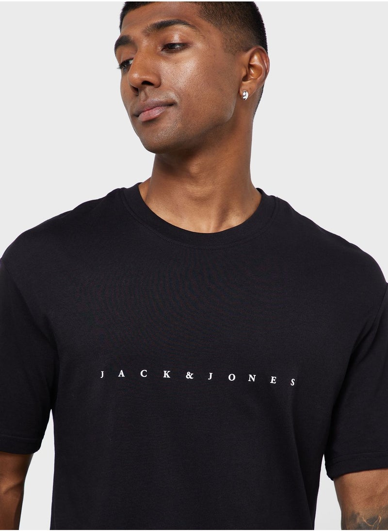 JACK & JONES Logo Crew Neck T-Shirt  - Image 3