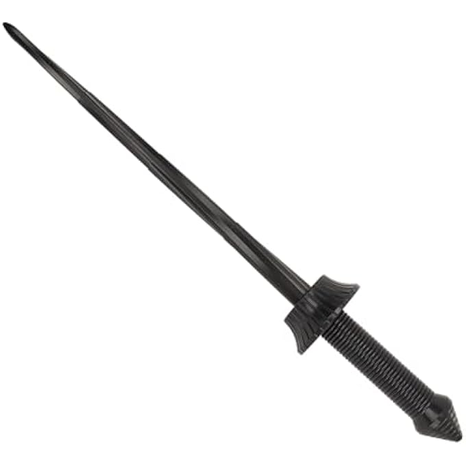 Stylebest 3D Print Spiral Retractable Sword Telescopic Foldable Sword Portable Stress Relief Toy (Black) - Image 1