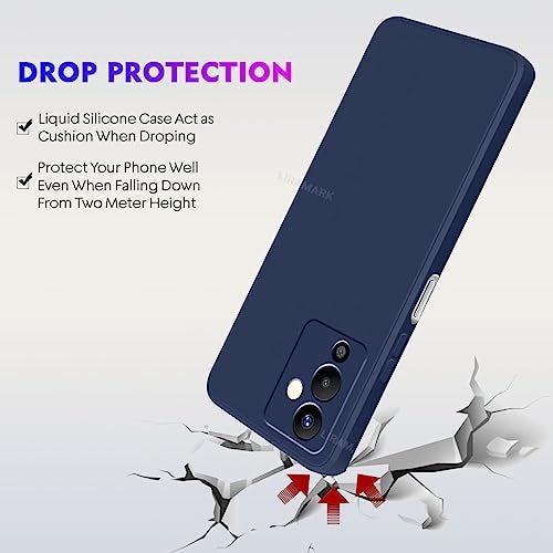 LIRAMARK Silicone Soft Back Cover Case for Infinix Note 12 Pro 5G / Note 12 5G (Silicone Blue) - Image 5