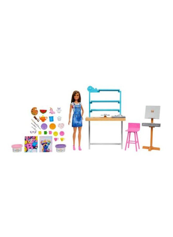 Barbie - Relax And Create Art Studio Playset - Image 1