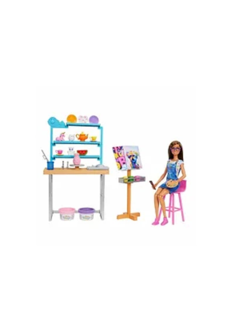 Barbie - Relax And Create Art Studio Playset - Image 1