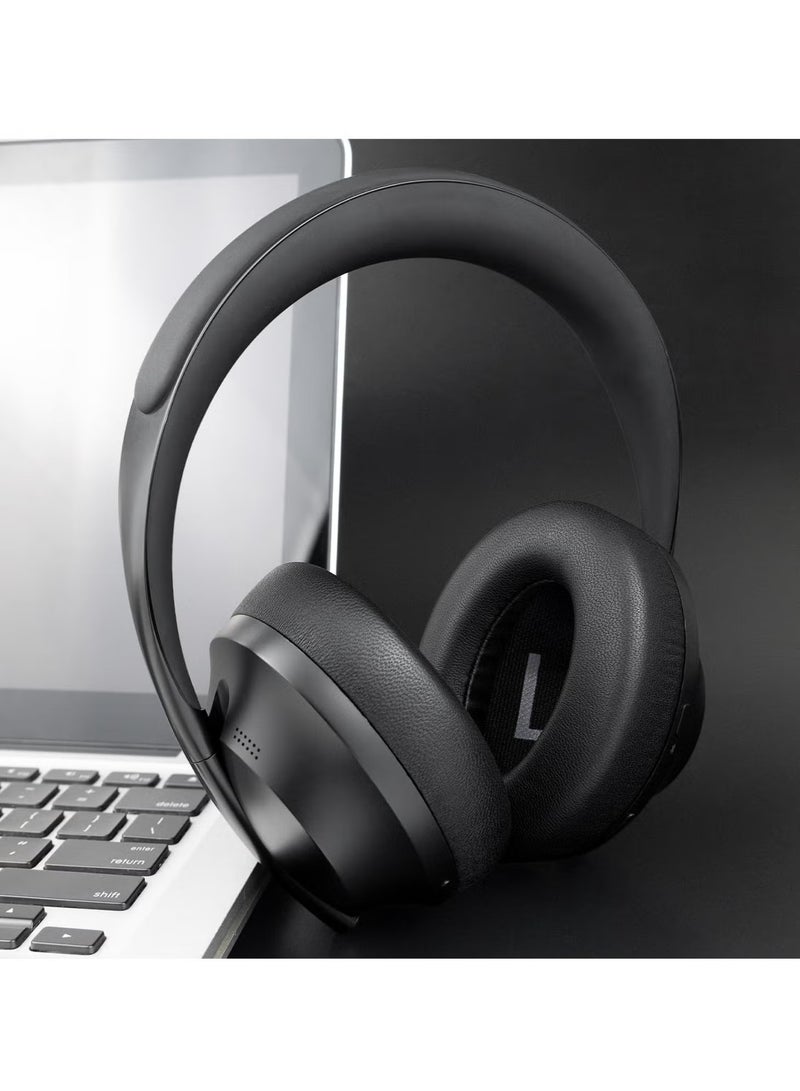 Bo Serie Replacement Ear Pads for Bo se 700 Noise Cancelling Headphones (NC700) Softer PU Leather, Luxurious Memory Foam, Added Thickness, Extra Durable Ear Cushions (Black) - Image 4