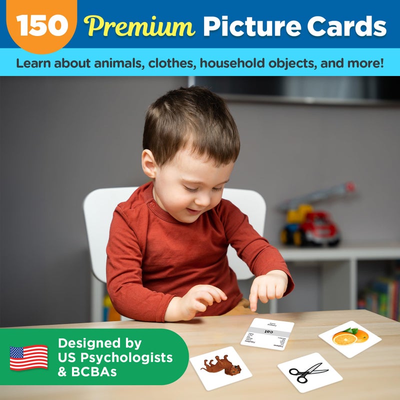 ThinkPsych First Nouns Picture Play Cards  Award Winning  150 Picture Cards for Speech Development  Autism and Speech Therapy Materials  Best Flash Cards for Toddlers and Homeschool - Image 3