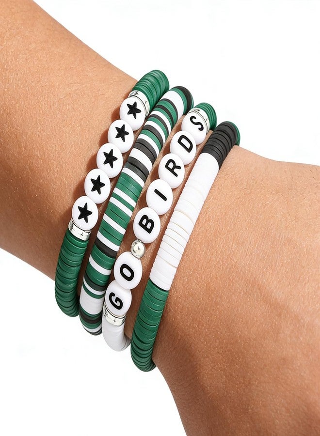 imani Gift for Football Fans Go Birds Bracelet Green Eagles Fly Inspired Party Decor Outfits - Image 2