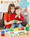 Tonberless Montessori Toys for 1 2 3 Year Old Boy Girl Toys for Ages 24 Toddlers Kids Baby 1 2 Year Old Boy Girl Birthday Gifts Wooden Learning Puzzles Shape Sorter Toys for Toddlers 13 - Image 3