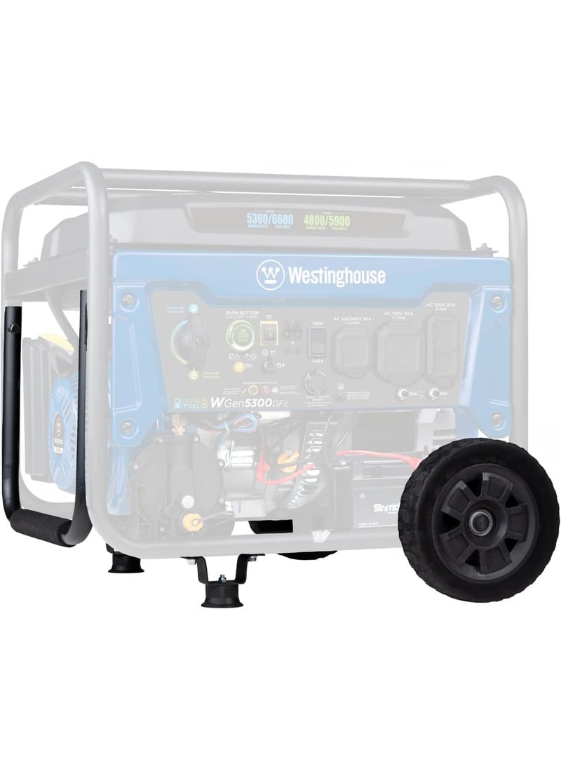 Westinghouse Westinghouse Outdoor Power Equipment WGen5300 Series Portable Generator NeverFlat Wheel and Handle Kit Compatible with WGen5300DF and WGen5300DFc  - Image 2