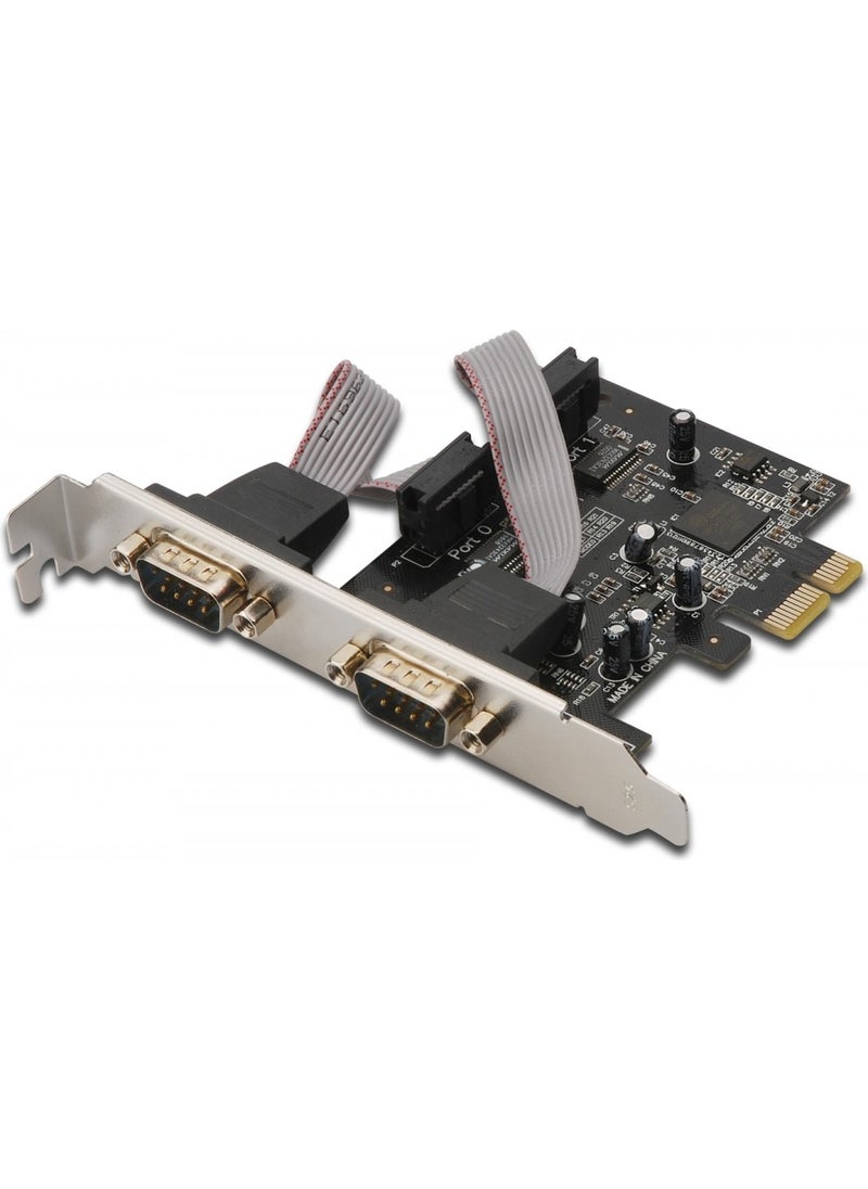 DIGITUS - DS-30000-1 PCI Express 2 Port Rs-232 Card - Image 1