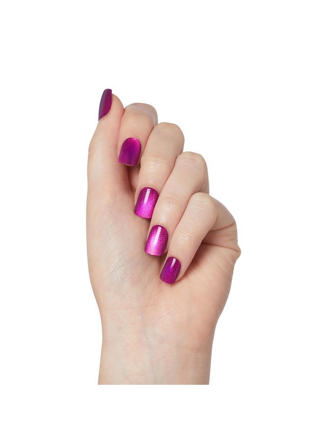 إمبريس اضغط على No Glue Mani Presson Nails Color Fx Levels 'وردي داكن قصير الحجم على شكل سكوافال يتضمن 30 مسمارًا ورقة تعليمات إعداد الوسادة، 1 عصا مانيكير، 1 ملف صغير - Image 5