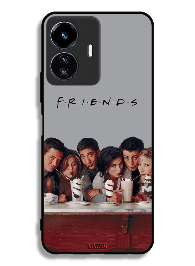 Tolwak Vivo Y77e 5G Protective Case Cover F R I E N D S - Image 2