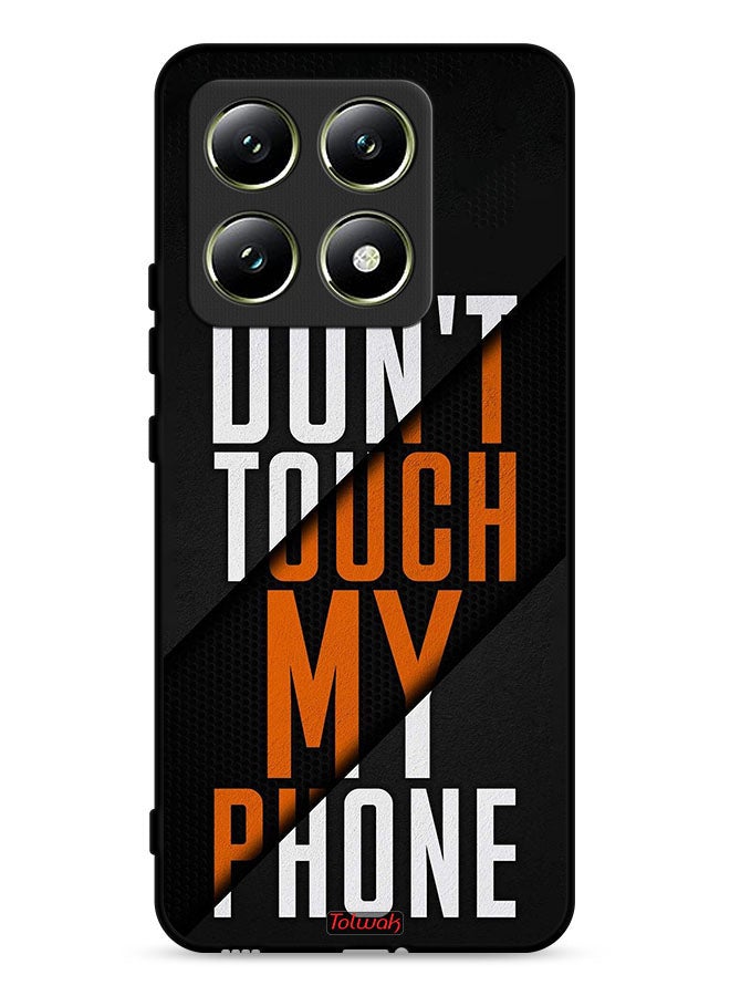 Tolwak Xiaomi 14T 5G Protective Case Cover Do Not Touch My Phone  - Image 1