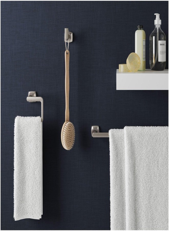 Pfister شريط منشفة الحمام Pfister Vaneri، 18 بوصة، مثبت على الحائط، تركيب بالبراغي، تشطيب نيكل مصقول مع حماية من البقع - Image 4