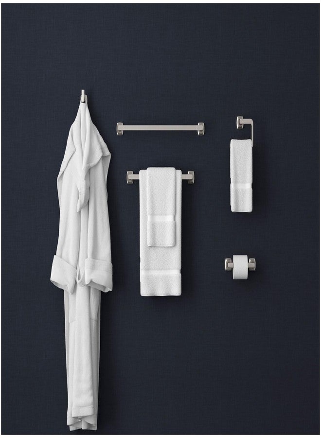 Pfister شريط منشفة الحمام Pfister Vaneri، 18 بوصة، مثبت على الحائط، تركيب بالبراغي، تشطيب نيكل مصقول مع حماية من البقع - Image 2