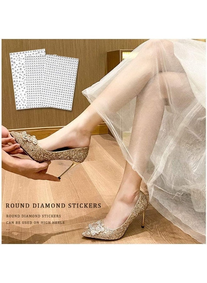 2100 قطعة من ملصقات الماس المائي ، ملصقات الأحجار الكريمة اللامعة الذهبية ، ملصقات الأحجار الكريمة الفن الماس فلاش ، ديكور الأظافر للحرف اليدوية للوجه ، شفافة 6 لوحات - Image 5