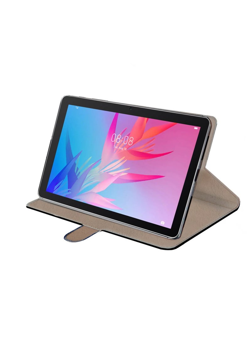 Wtech PU Leather Magnetic Closure Flip Case Cover For Honor Pad X8 / X8 Lite 2022 / Huawei MatePad T 10s / T 10 / T10s (10.1 inch) 2020 (AGS3-L09, AGS3-W09) Rose Gold - Image 4