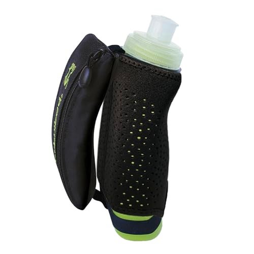 Amphipod Hydraform Handheld Thermal-Lite Water Bottle, BPA-Free, Insulated Sleeve, Storage Pocket for Running & Walking (12 oz.), Black - Image 3
