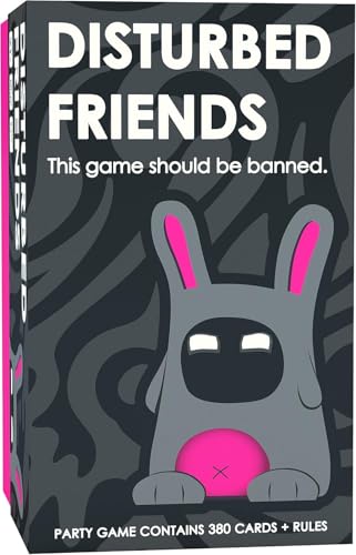 Disturbed Friends Party Game Hilarious Adult Card Game to Find Out How Well You Know Your Friends Funny Icebreaker Game for Parties Pregames Game Night - Image 1