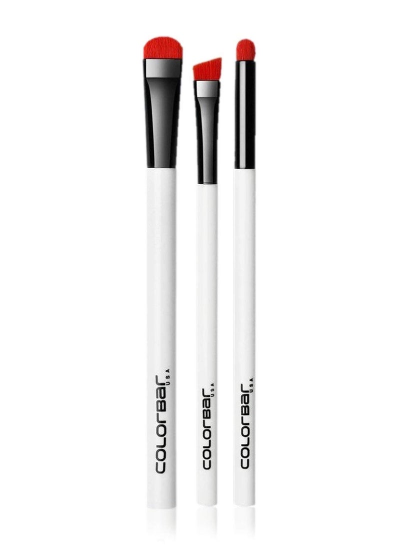 Colorbar Ready to Wink Perfect Eye Makeup Kit Travel Friendly Set of Three Brushes Ultra Soft Synthetic Bristles - Image 2