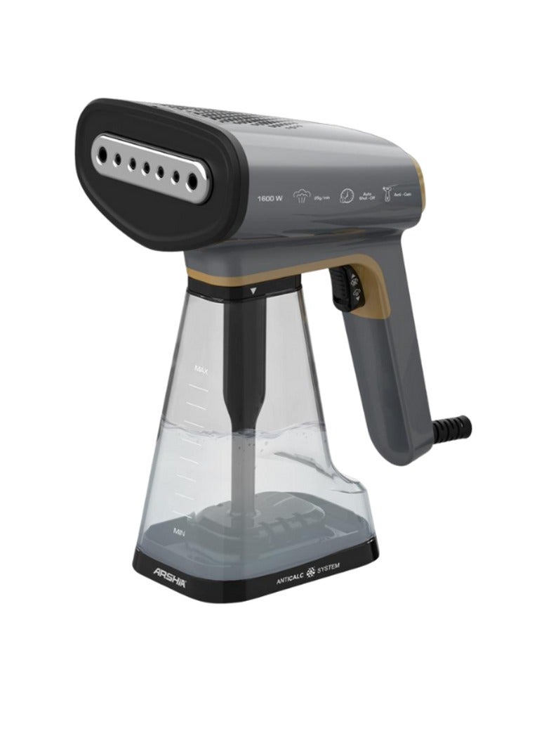 Arshia German Handheld Steam Iron 1600 Watts - Black - Image 1