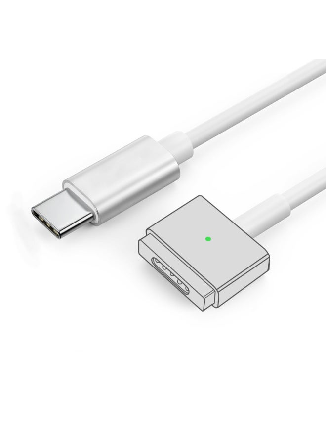 Suitable For Pro Power 60W Charging Cable Apple Laptop Macbook Fast Charging Line Magsafe Magnetic PD Line-Color:magsafe2 Short Line C Mother  - Image 5