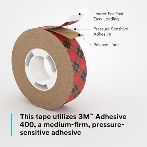 3M Scotch ATG Adhesive Transfer Tape 924 Clear, 0.50 in x 36 yd 2.0 mil (Pack of 12) - Image 4