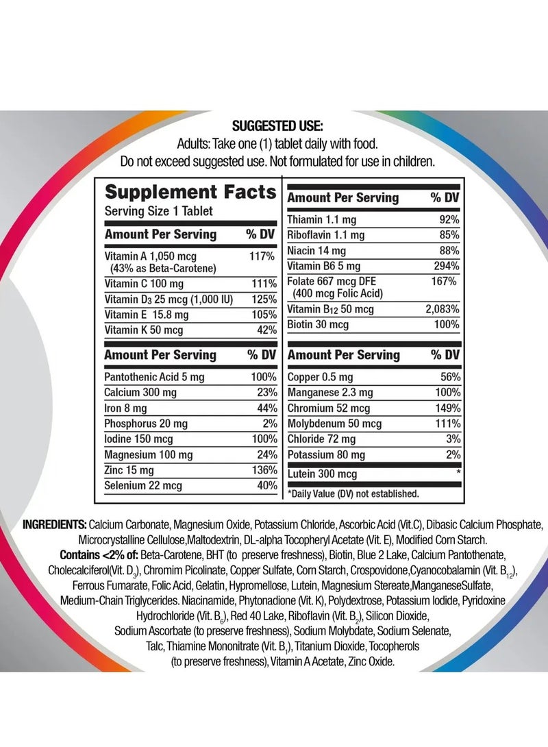 Centrum Multivitamin And Minerals Silver Woman 50+ 65 Tab - Image 4